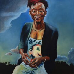 Nicole P painting