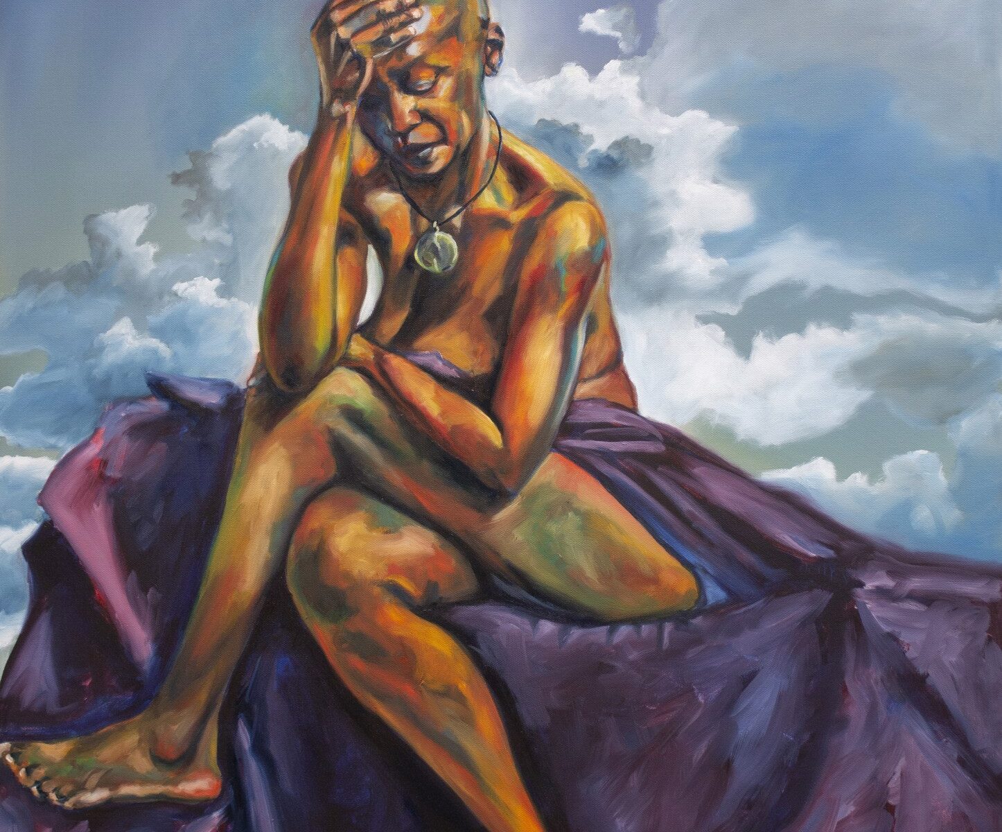 Ala's Sorrow Oil on canvas